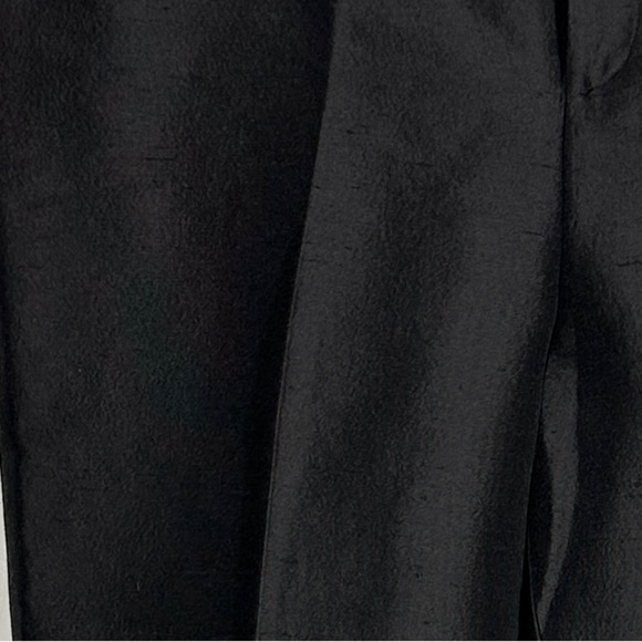 Linda Allard for Ellen Tracy 100% silk pants, size 12, front zip, lustrous - Picture 4 of 8